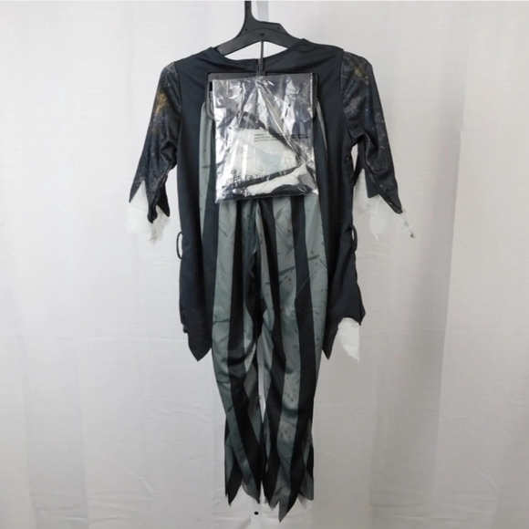NWT Hyde & Eek! Boutique Kid's Pirate Halloween Costume M L Black White New - Picture 4 of 6